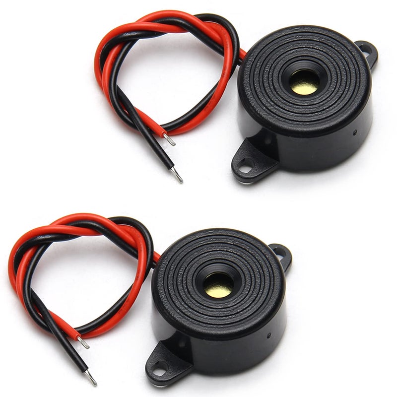 Fielect DC 12V 90dB Active Electronic Buzzer Alarm Sounder Continuous Sound Beep Speaker - Image 1